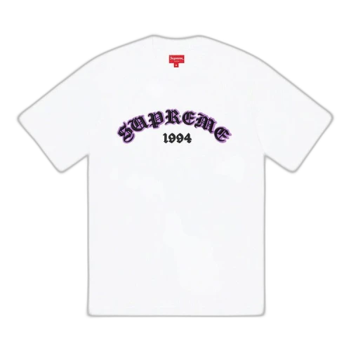Supreme Old English Glow Short-Sleeve Top 'White'