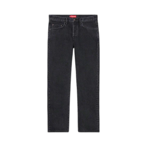 Supreme Stone Washed Slim Jean 'Black'