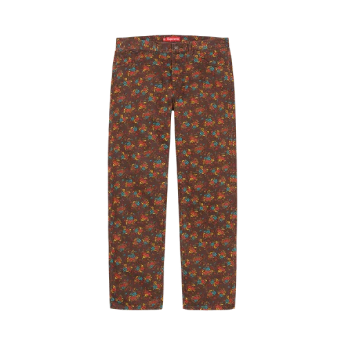 Supreme Regular Jean 'Flowers'