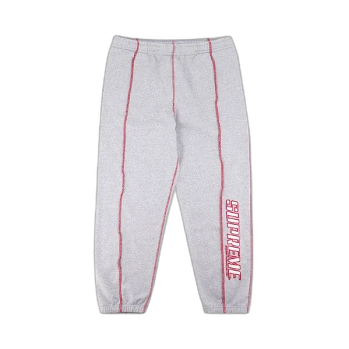 Supreme Coverstitch Sweatpant 'Heather Grey'