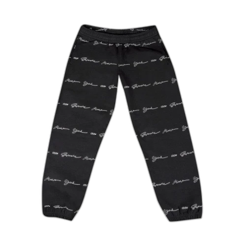 Supreme Script Stripe Sweatpant 'Black'