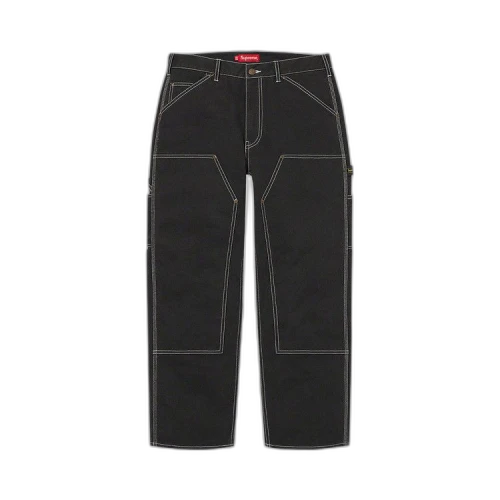 Supreme Double Knee Canvas Painter Pant 'Black'
