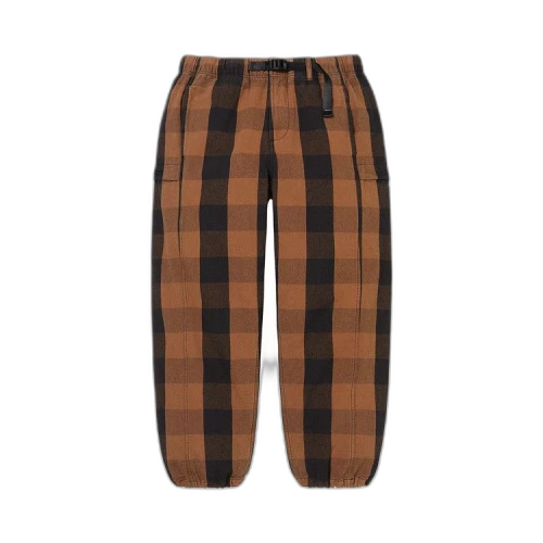 Supreme Belted Trail Pant 'Brown Plaid'