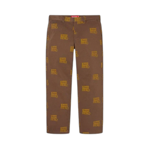 Supreme x ANTIHERO Work Pant 'Brown'