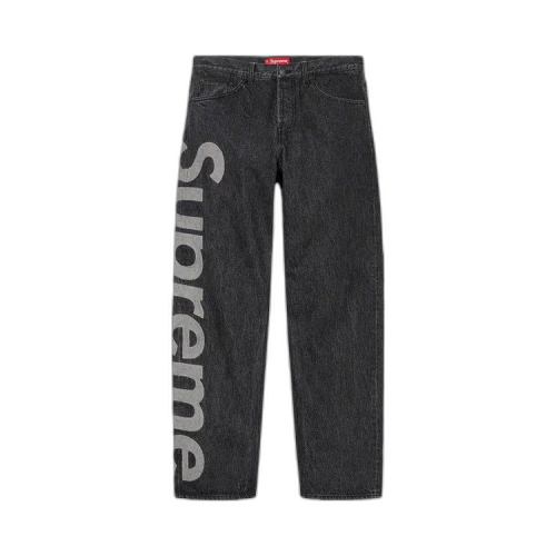 Supreme Inset Logo Jean 'Black'