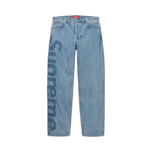 Supreme Inset Logo Jean 'Washed Blue'