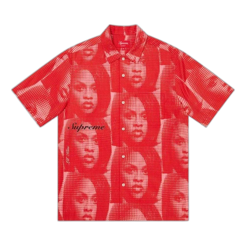Supreme Lil Kim Short-Sleeve Shirt 'Red'
