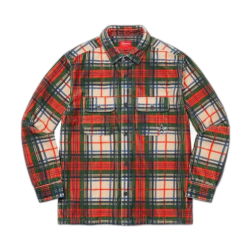 Supreme Corduroy Shirt 'Plaid'