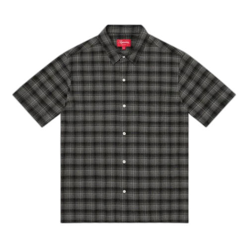 Supreme Plaid Short-Sleeve Shirt 'Black'