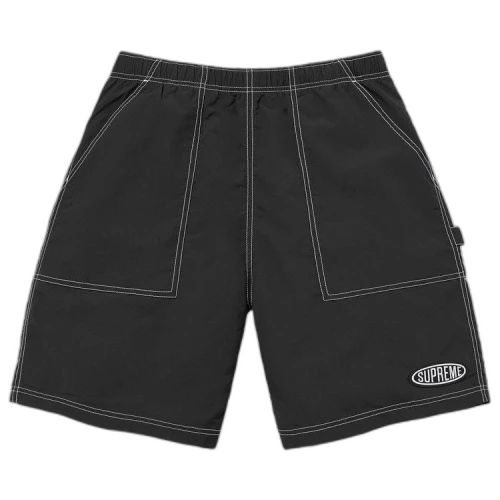 Supreme Nylon Painter Short 'Black'