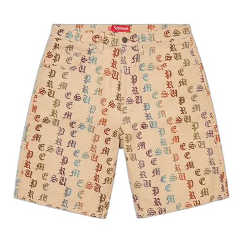 Supreme Gradient Jacquard Denim Short 'Tan'