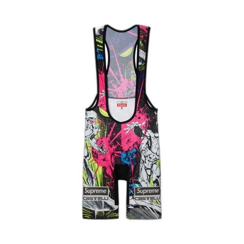 Supreme x Castelli Silver Surfer Cycling Bib Short 'Multicolor'