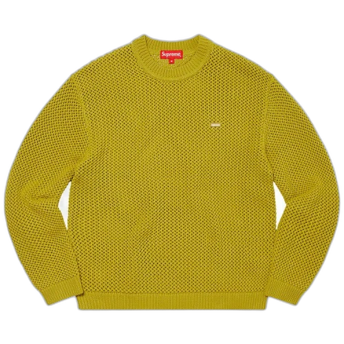 Supreme Open Knit Smallbox Sweater 'Acid Green'