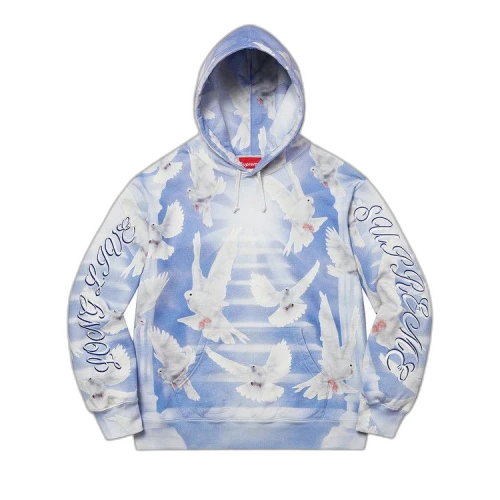 Supreme Doves Hooded Sweatshirt 'Blue'