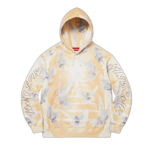Supreme Doves Hooded Sweatshirt 'Tan'