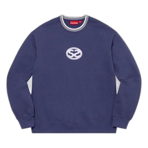 Supreme Double S Crewneck 'Washed Navy'