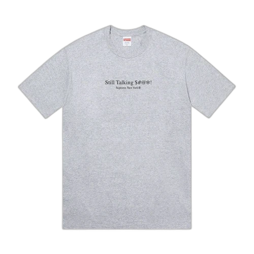 Supreme Still Talking Tee 'Heather Grey'