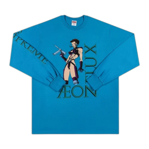 Supreme Aeon Flux Long-Sleeve Tee 'Bright Blue'