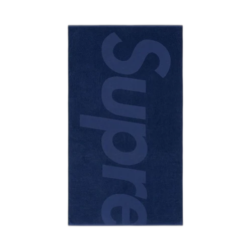 Supreme Tonal Logo Towel 'Navy'