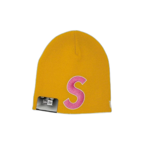 Supreme x New Era S Logo Beanie 'Gold'