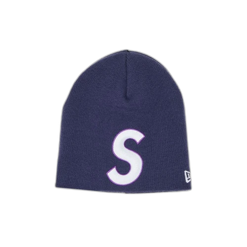Supreme x New Era S Logo Beanie 'Light Navy'