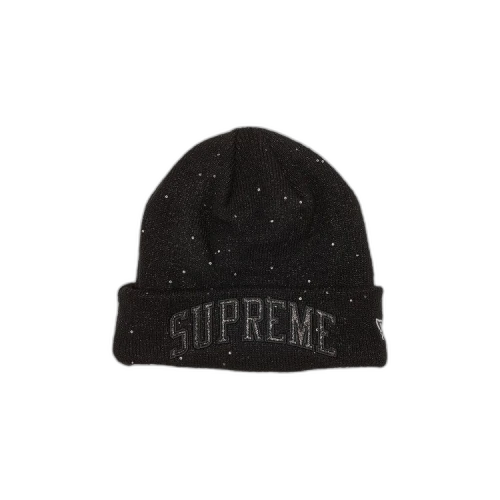 Supreme x New Era Metallic Arc Beanie 'Black'