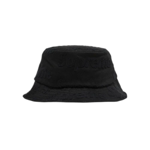 Supreme Lasered Twill Crusher 'Black'
