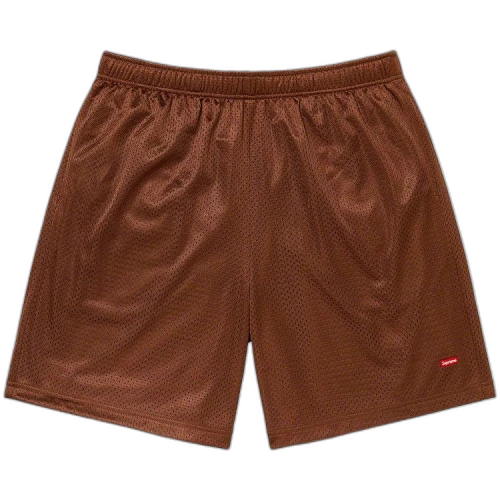 Supreme Small Box Baggy Mesh Short 'Brown'