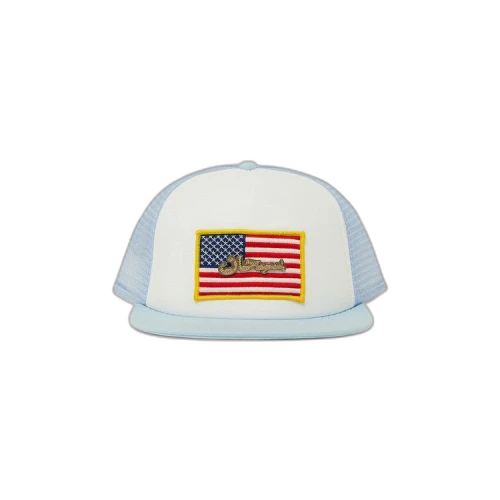 Supreme Name Plate Mesh Back 5-Panel 'Light Blue'