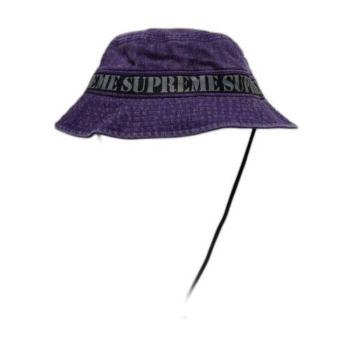 Supreme Stencil Webbing Boonie 'Purple'