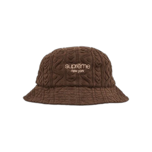 Supreme Terry Pattern Crusher 'Brown'