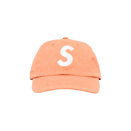 Supreme Cordura Ripstop S Logo 6-Panel 'Coral'