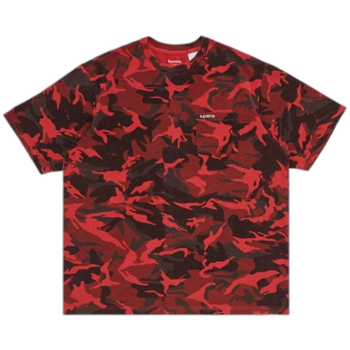 Supreme Short-Sleeve Pocket Tee 'Red Camo'