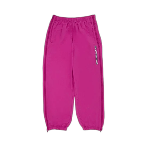 Supreme Full Zip Baggy Warm Up Pant 'Fuchsia'