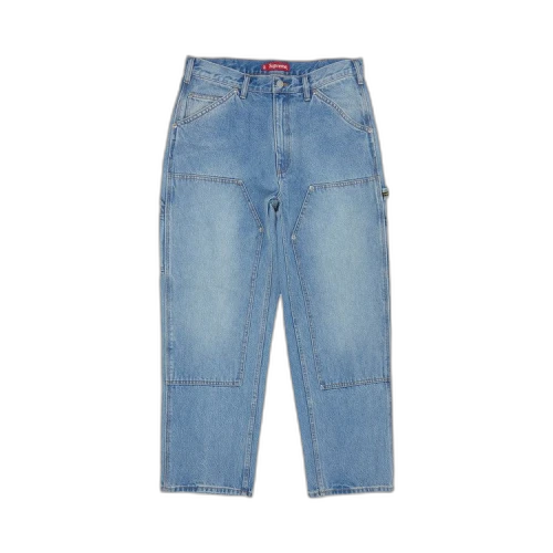 Supreme Double Knee Painter Pant 'Washed Blue'