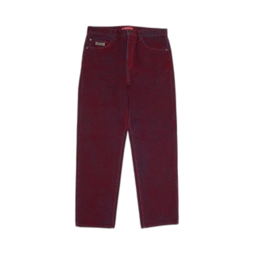 Supreme Flocked Regular Jean 'Red'