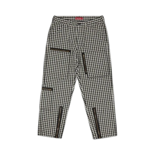 Supreme Gingham Flight Pant 'Black'