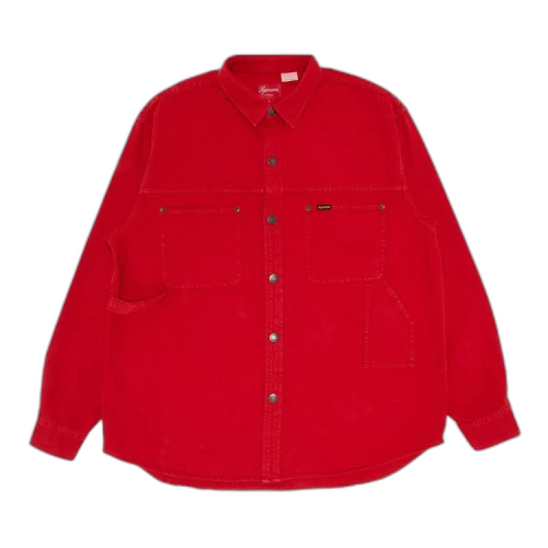 Supreme Denim Painter Shirt 'Red'