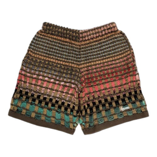 Supreme Gradient Grid Knit Short 'Brown'