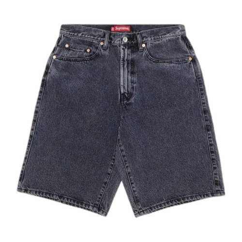 Supreme Baggy Denim Short 'Washed Black'