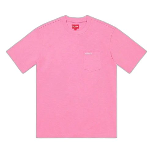 Supreme Short-Sleeve Pocket Tee 'Pink'
