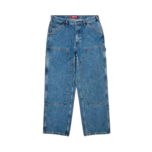 Supreme Double Knee Painter Pant 'Washed Indigo'