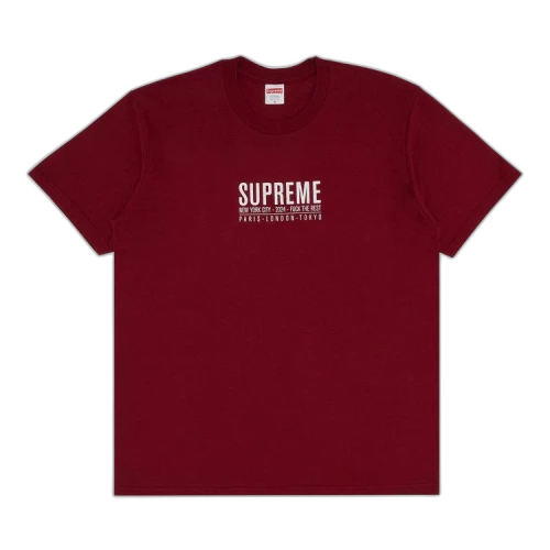Supreme Paris Tee 'Cardinal'