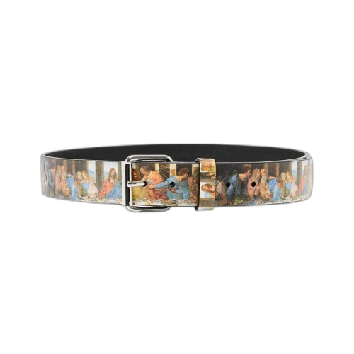Supreme Last Supper Leather Belt 'Multicolor'