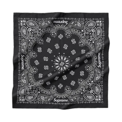 Supreme Silk Bandana 'Black'