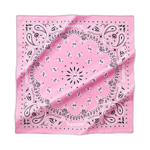 Supreme Silk Bandana 'Pink'