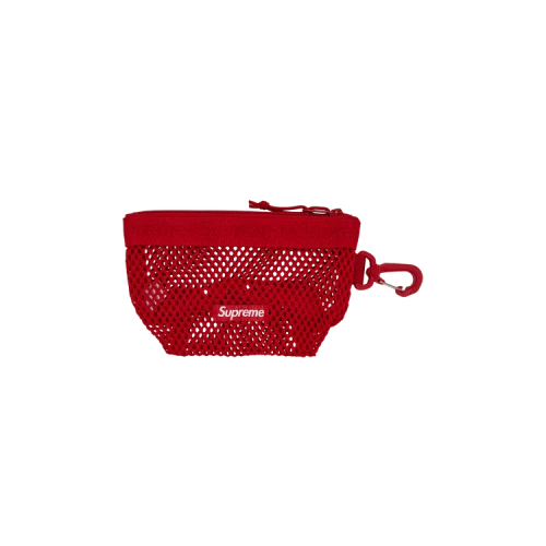 Supreme Mesh Mini Pouch 'Red'