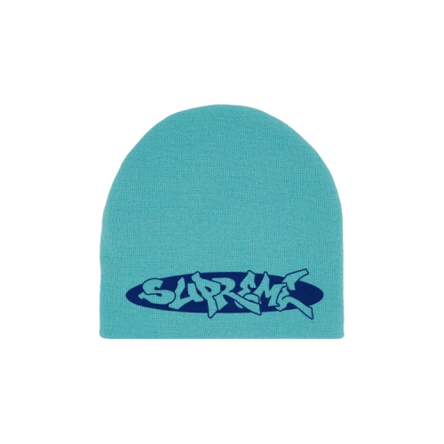 Supreme New World Order Beanie 'Aqua'