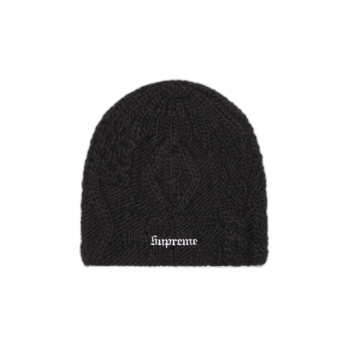 Supreme Block Knit Beanie 'Black'