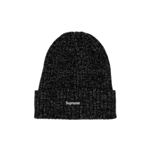 Supreme Overdyed Beanie 'Metallic Black'